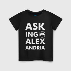 Детская футболка хлопок с принтом Asking Alexandria в Кировске, 100% хлопок | круглый вырез горловины, полуприлегающий силуэт, длина до линии бедер | Тематика изображения на принте: 