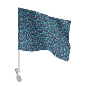 Флаг для автомобиля с принтом Киты в Кировске, 100% полиэстер | Размер: 30*21 см | кит | рыба