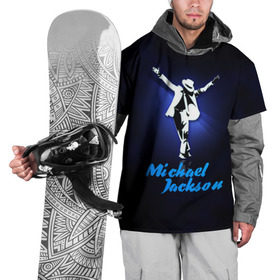 Накидка на куртку 3D с принтом Майкл Джексон в Кировске, 100% полиэстер |  | Тематика изображения на принте: michael jackson | король