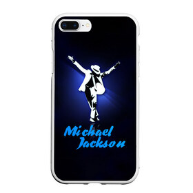 Чехол для iPhone 7Plus/8 Plus матовый с принтом Майкл Джексон в Кировске, Силикон | Область печати: задняя сторона чехла, без боковых панелей | michael jackson | король