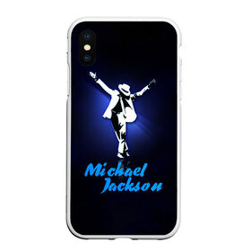 Чехол для iPhone XS Max матовый с принтом Майкл Джексон в Кировске, Силикон | Область печати: задняя сторона чехла, без боковых панелей | michael jackson | король