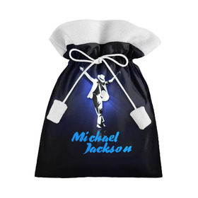 Подарочный 3D мешок с принтом Майкл Джексон в Кировске, 100% полиэстер | Размер: 29*39 см | michael jackson | король