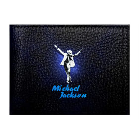Обложка для студенческого билета с принтом Майкл Джексон в Кировске, натуральная кожа | Размер: 11*8 см; Печать на всей внешней стороне | michael jackson | король