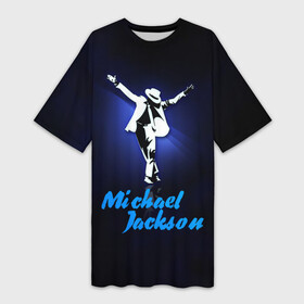 Платье-футболка 3D с принтом Майкл Джексон в Кировске,  |  | michael jackson | король