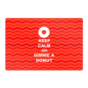 Магнитный плакат 3Х2 с принтом Gimme a donut в Кировске, Полимерный материал с магнитным слоем | 6 деталей размером 9*9 см | keep calm | полосы | сериал | твин пикс | текстура | фильмы