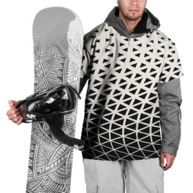 Накидка на куртку 3D с принтом Необычный узор в Кировске, 100% полиэстер |  | pattern | сетка | узоры