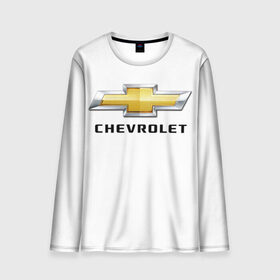 Мужской лонгслив 3D с принтом Chevrolet в Кировске, 100% полиэстер | длинные рукава, круглый вырез горловины, полуприлегающий силуэт | 