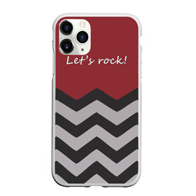 Чехол для iPhone 11 Pro матовый с принтом Lets rock! в Кировске, Силикон |  | lets rock | twin peaks | давайте сделаем это | даян | даяна | диана | дэвид линч | карлик | твин пикс