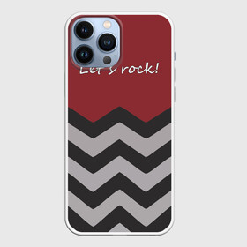 Чехол для iPhone 13 Pro Max с принтом Lets rock в Кировске,  |  | lets rock | twin peaks | давайте сделаем это | даян | даяна | диана | дэвид линч | карлик | твин пикс