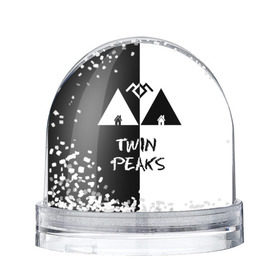 Водяной шар с принтом Twin Peaks в Кировске, Пластик | Изображение внутри шара печатается на глянцевой фотобумаге с двух сторон | арт | сериал | твин пикс | фильмы | черно белые