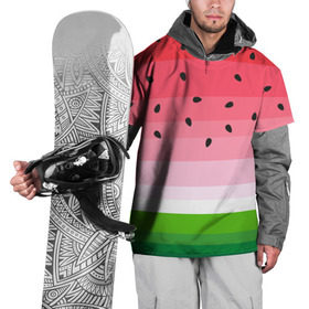 Накидка на куртку 3D с принтом Арбузик в Кировске, 100% полиэстер |  | pattern | trend | арбуз | зеленый | косточки | красный | мода | патерн | паттерн | розовый | текстура | тренд | фрукт | ягода