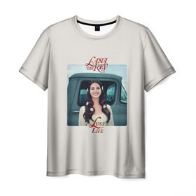 Мужская футболка 3D с принтом Lana Del Rey в Кировске, 100% полиэфир | прямой крой, круглый вырез горловины, длина до линии бедер | lana del rey | лана дель рей