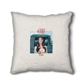 Подушка 3D с принтом Lana Del Rey в Кировске, наволочка – 100% полиэстер, наполнитель – холлофайбер (легкий наполнитель, не вызывает аллергию). | состоит из подушки и наволочки. Наволочка на молнии, легко снимается для стирки | lana del rey | лана дель рей