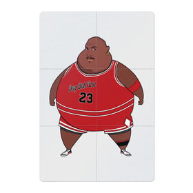 Магнитный плакат 2Х3 с принтом Fat Jordan в Кировске, Полимерный материал с магнитным слоем | 6 деталей размером 9*9 см | basketball | bulls | chicago | jordan | michael | nba | sport | баскетбол | буллс | джордан | майкл | нба | спорт | чикаго