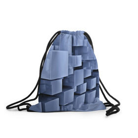 Рюкзак-мешок 3D с принтом Текстура в Кировске, 100% полиэстер | плотность ткани — 200 г/м2, размер — 35 х 45 см; лямки — толстые шнурки, застежка на шнуровке, без карманов и подкладки | abstract | abstraction | block | tessera | абстракция | кубики | текстура