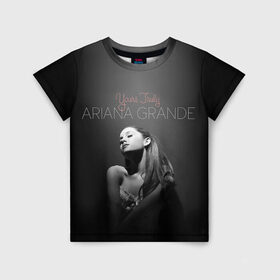 Детская футболка 3D с принтом Ariana Grande в Кировске, 100% гипоаллергенный полиэфир | прямой крой, круглый вырез горловины, длина до линии бедер, чуть спущенное плечо, ткань немного тянется | ariana grande