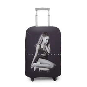 Чехол для чемодана 3D с принтом Ariana Grande в Кировске, 86% полиэфир, 14% спандекс | двустороннее нанесение принта, прорези для ручек и колес | ariana grande