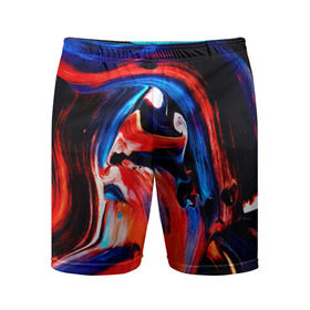 Мужские шорты 3D спортивные с принтом Узоры красок в Кировске,  |  | абстракция | потертость | размытые | текстуры | цветные | яркие