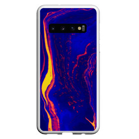 Чехол для Samsung Galaxy S10 с принтом Ультрафиолетовые разводы в Кировске, Силикон | Область печати: задняя сторона чехла, без боковых панелей | Тематика изображения на принте: abstraction | watercolor | абстракция красок | акварель | брызги красок | живопись | краска | потертость красок | разводы | размытые краски | текстуры | черно белый | яркие | яркие краски