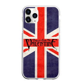 Чехол для iPhone 11 Pro матовый с принтом Bullet For My Valentine в Кировске, Силикон |  | bullet for my valentine | а | альбом | британия | великобритания | группа | джейми матиас | джейсон джеймс | майкл пагет | майкл томас | музыка | мэттью так | ник крандл | песни | флаг