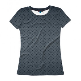 Женская футболка 3D с принтом X-Print в Кировске, 100% полиэфир ( синтетическое хлопкоподобное полотно) | прямой крой, круглый вырез горловины, длина до линии бедер | клетка | точки