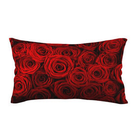 Подушка 3D антистресс с принтом Красные розы в Кировске, наволочка — 100% полиэстер, наполнитель — вспененный полистирол | состоит из подушки и наволочки на молнии | букет | красный | розы | цветы