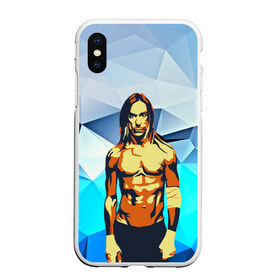 Чехол для iPhone XS Max матовый с принтом iggy pop в Кировске, Силикон | Область печати: задняя сторона чехла, без боковых панелей | Тематика изображения на принте: fatality | kismet | rock | rock and roll | игги поп