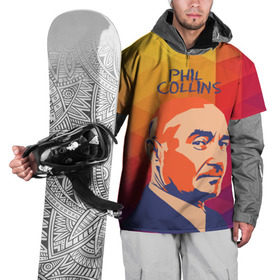 Накидка на куртку 3D с принтом Phil Collins в Кировске, 100% полиэстер |  | phil collins | актер | альтернатива | британский певец | музыкант | рок