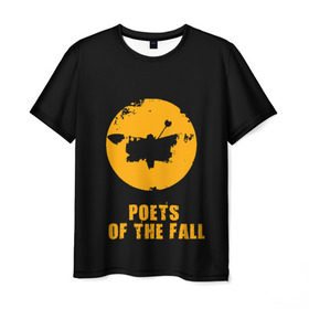 Мужская футболка 3D с принтом poets of the fall в Кировске, 100% полиэфир | прямой крой, круглый вырез горловины, длина до линии бедер | poets of the fall | rock | альтернатива | музыка | поэты | рок | фины