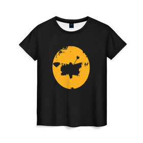 Женская футболка 3D с принтом POTF(LOGO BAND) в Кировске, 100% полиэфир ( синтетическое хлопкоподобное полотно) | прямой крой, круглый вырез горловины, длина до линии бедер | poets of the fall | rock | альтернатива | музыка | поэты | рок | фины
