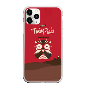 Чехол для iPhone 11 Pro матовый с принтом Добро пожаловать в Twin Peaks в Кировске, Силикон |  | дьявол | крафт | плакат | ретро | сова | твин пикс