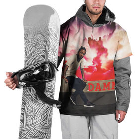 Накидка на куртку 3D с принтом DAMN. в Кировске, 100% полиэстер |  | Тематика изображения на принте: kendrick lamar | кендрик ламар | рэп. | хип хоп