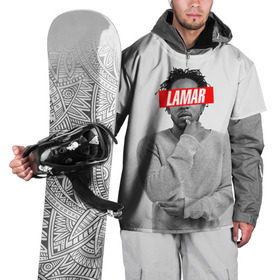Накидка на куртку 3D с принтом Lamar в Кировске, 100% полиэстер |  | kendrick lamar | кендрик ламар | рэп. | хип хоп