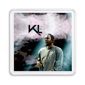 Магнит 55*55 с принтом Kendrick Lamar в Кировске, Пластик | Размер: 65*65 мм; Размер печати: 55*55 мм | Тематика изображения на принте: 