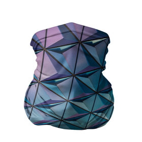 Бандана-труба 3D с принтом Текстура Polygonal в Кировске, 100% полиэстер, ткань с особыми свойствами — Activecool | плотность 150‒180 г/м2; хорошо тянется, но сохраняет форму | polygon | абстракция | текстура