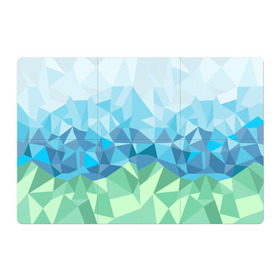 Магнитный плакат 3Х2 с принтом URAL polygonal в Кировске, Полимерный материал с магнитным слоем | 6 деталей размером 9*9 см | polygonal | yaaydesign | екатеринбург | поли | полигональный | россия | урал