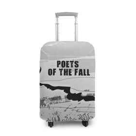 Чехол для чемодана 3D с принтом Poets of the fall в Кировске, 86% полиэфир, 14% спандекс | двустороннее нанесение принта, прорези для ручек и колес | poets of the fall | rock | альтернатива | музыка | поэты | рок | фины