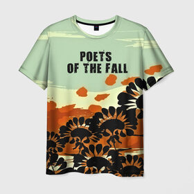 Мужская футболка 3D с принтом Poets of the fall в Кировске, 100% полиэфир | прямой крой, круглый вырез горловины, длина до линии бедер | rock | альтернатива | музыка | поэты