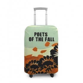 Чехол для чемодана 3D с принтом Poets of the fall в Кировске, 86% полиэфир, 14% спандекс | двустороннее нанесение принта, прорези для ручек и колес | rock | альтернатива | музыка | поэты