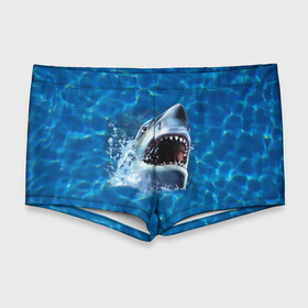 Мужские купальные плавки 3D с принтом Пасть акулы в Кировске, Полиэстер 85%, Спандекс 15% |  | акула | атака | белая | брызги | вода | волны | зубы | капли | море | океан | опасность | синяя | челюсти | эффект