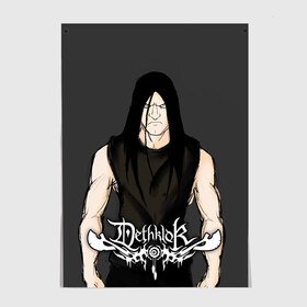 Постер с принтом Metalocalypse (Dethklok) 12 в Кировске, 100% бумага
 | бумага, плотность 150 мг. Матовая, но за счет высокого коэффициента гладкости имеет небольшой блеск и дает на свету блики, но в отличии от глянцевой бумаги не покрыта лаком | dethklok | metalocalypse