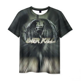 Мужская футболка 3D с принтом Overkill 5 в Кировске, 100% полиэфир | прямой крой, круглый вырез горловины, длина до линии бедер | overkill