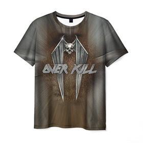 Мужская футболка 3D с принтом Overkill 7 в Кировске, 100% полиэфир | прямой крой, круглый вырез горловины, длина до линии бедер | Тематика изображения на принте: overkill