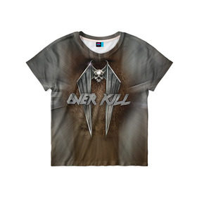 Детская футболка 3D с принтом Overkill 7 в Кировске, 100% гипоаллергенный полиэфир | прямой крой, круглый вырез горловины, длина до линии бедер, чуть спущенное плечо, ткань немного тянется | overkill