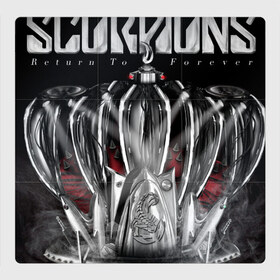 Магнитный плакат 3Х3 с принтом Scorpions в Кировске, Полимерный материал с магнитным слоем | 9 деталей размером 9*9 см | Тематика изображения на принте: 