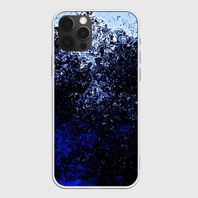 Чехол для iPhone 12 Pro Max с принтом Брызги красок(Cold style) в Кировске, Силикон |  | abstraction | color | paint | spray | tie dye | абстракция | брызги красок | всплеск красок | капли красок | текстуры