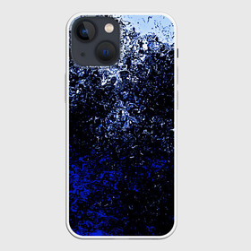 Чехол для iPhone 13 mini с принтом Брызги красок(Cold style) в Кировске,  |  | abstraction | color | paint | spray | tie dye | абстракция | брызги красок | всплеск красок | капли красок | текстуры