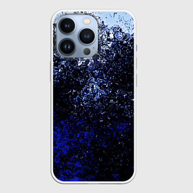 Чехол для iPhone 13 Pro с принтом Брызги красок(Cold style) в Кировске,  |  | abstraction | color | paint | spray | tie dye | абстракция | брызги красок | всплеск красок | капли красок | текстуры