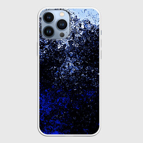 Чехол для iPhone 13 Pro Max с принтом Брызги красок(Cold style) в Кировске,  |  | abstraction | color | paint | spray | tie dye | абстракция | брызги красок | всплеск красок | капли красок | текстуры