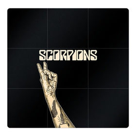Магнитный плакат 3Х3 с принтом Scorpions в Кировске, Полимерный материал с магнитным слоем | 9 деталей размером 9*9 см | scorpions | клаус майне
рудольф шенкер | маттиас ябс | микки ди | павел мончивода | скорпионы